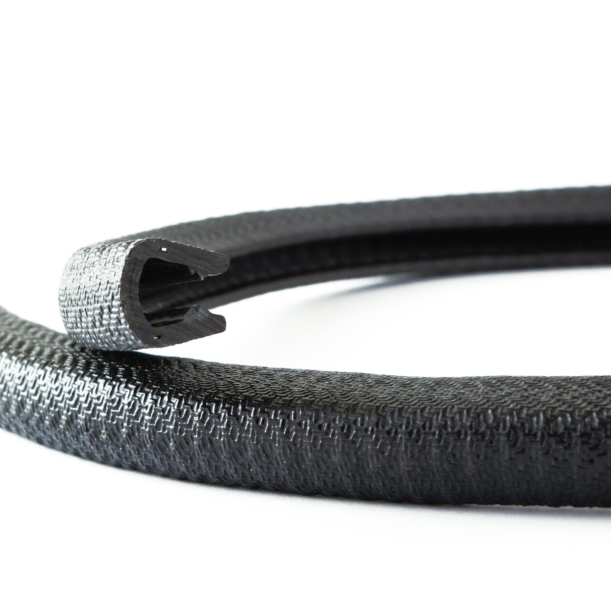 Kantenschutzprofil 6 - 8 mm / PVC / schwarz