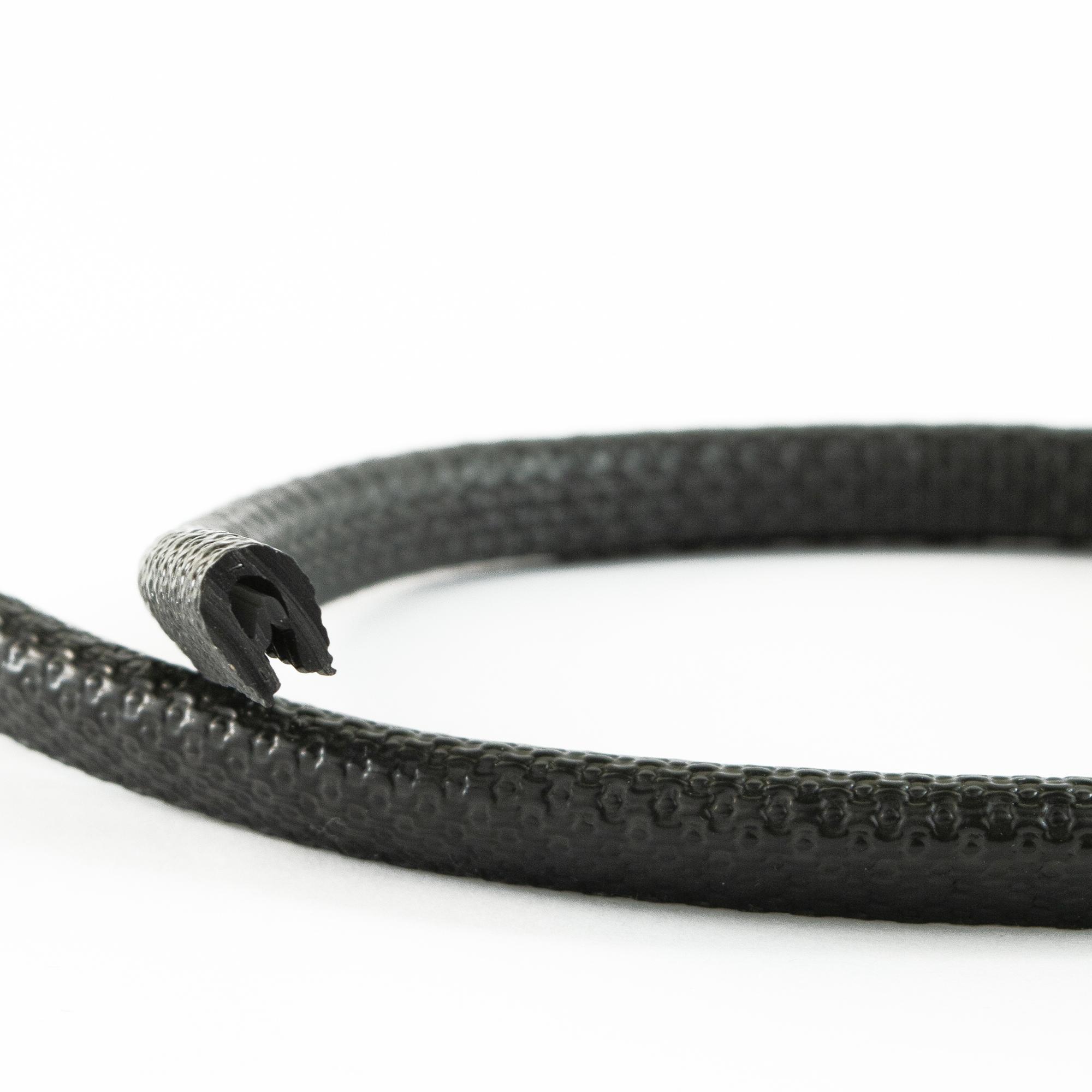 Kantenschutzprofil 0,5 -1,5 mm / PVC / schwarz