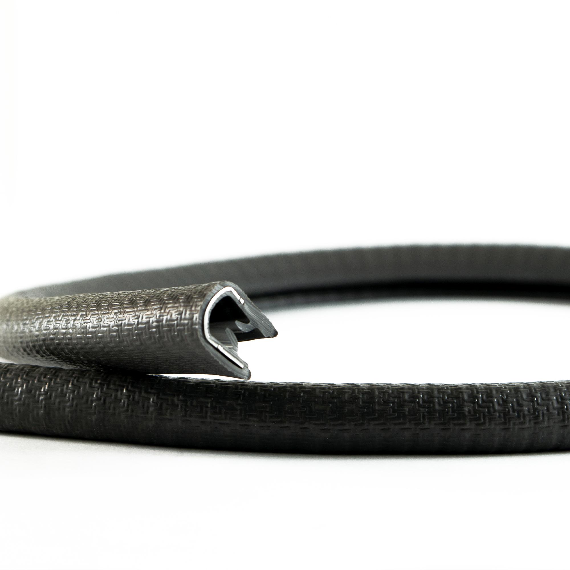 Kantenschutzprofil 1 - 4,5 mm / PVC / schwarz