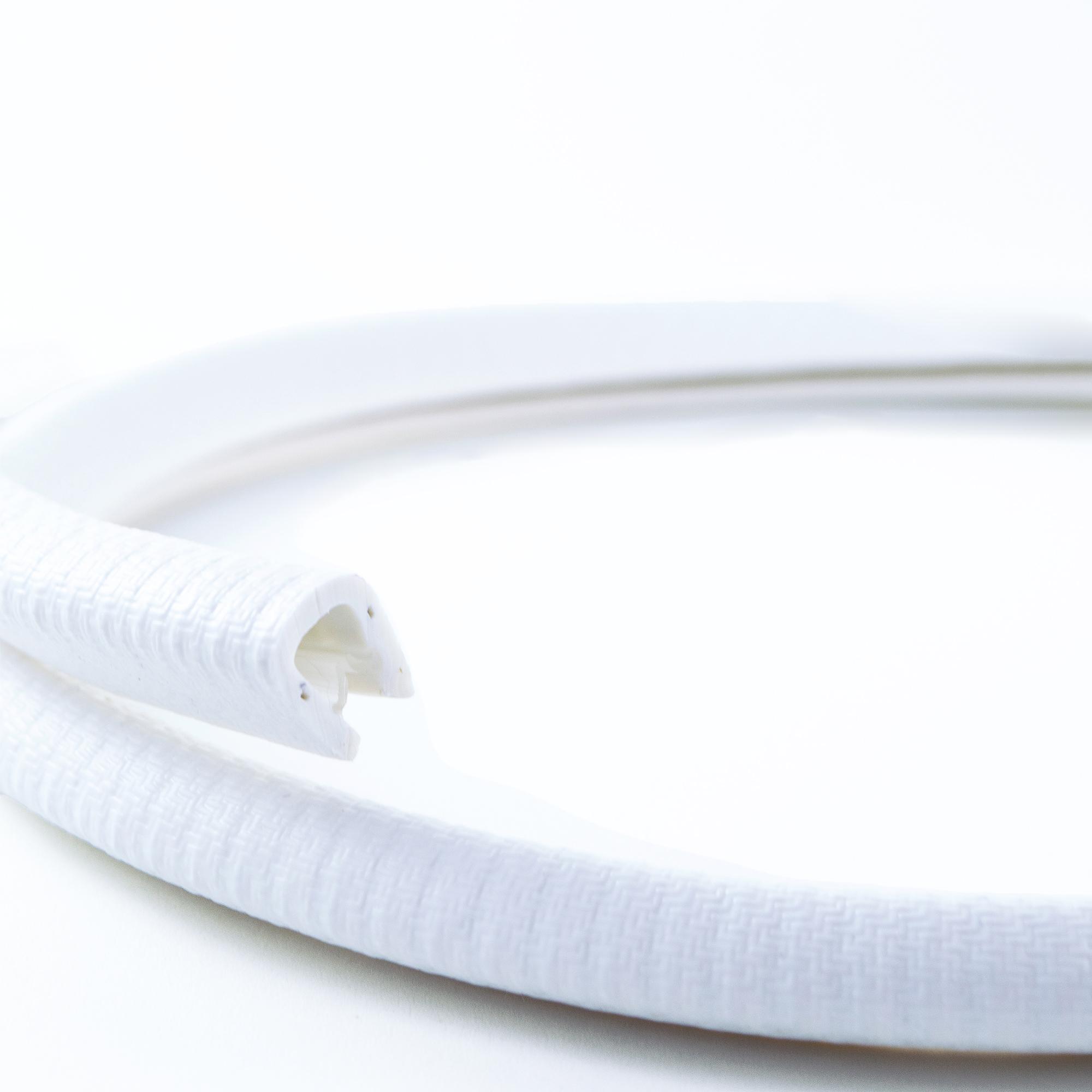 Kantenschutzprofil 1 - 4,5 mm / PVC / weiß